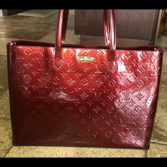 Auth. LouisVuitton Amarante Vernis GM Whilshire - Picture 6 of 8